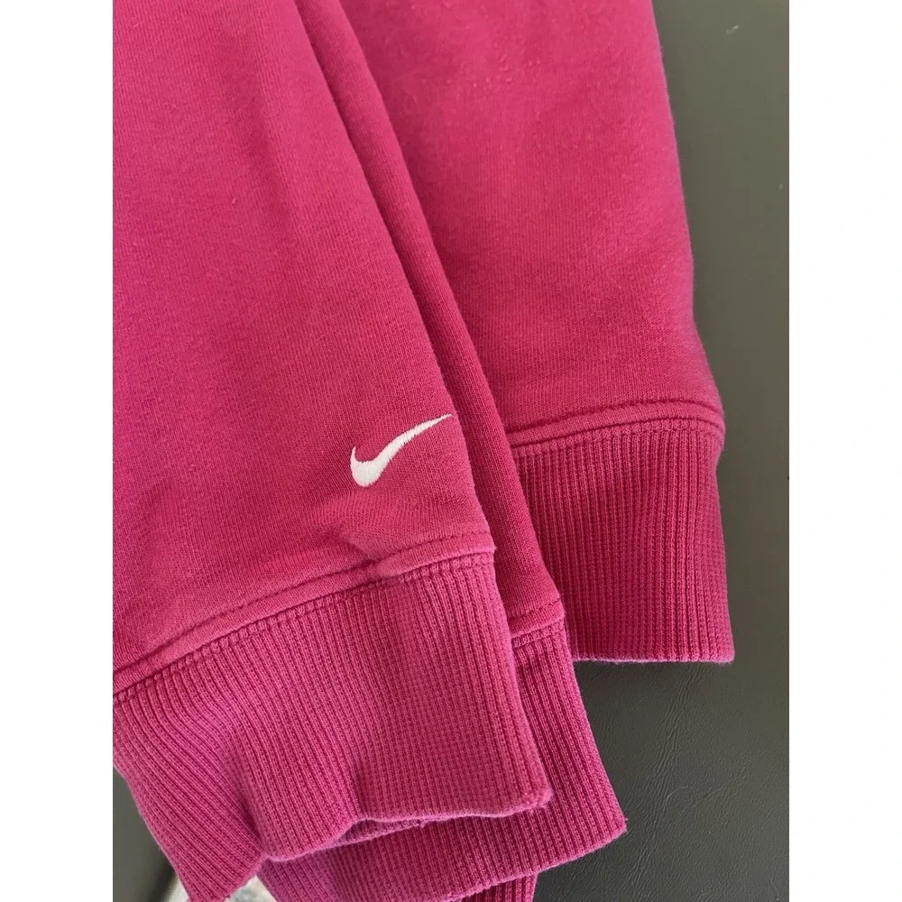 Nike Hoodie Pink Women's XL 16-18 Hooded  Spell Out Y2K